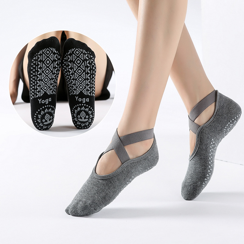 Yoga Socks for Women & Men ??Full Toe Non Slip Sticky Grip